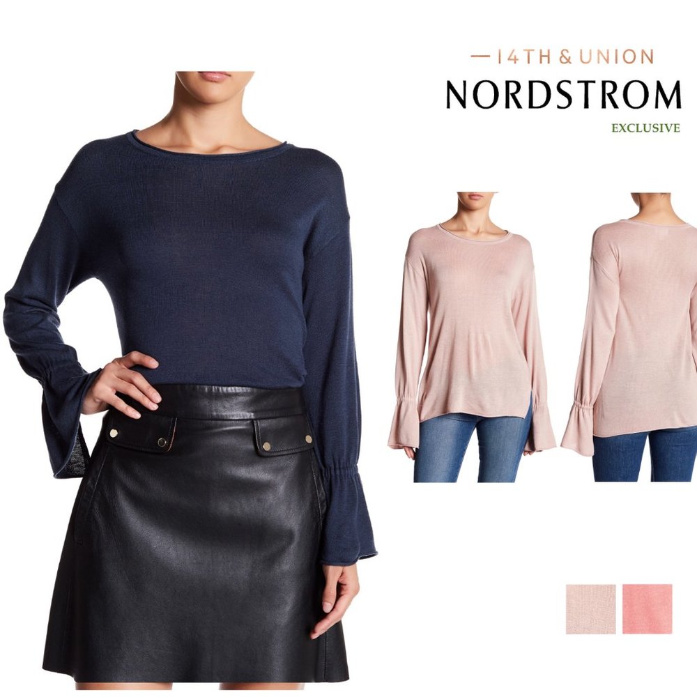 3 for $15 14th & Union Women's Bell Sleeve Top